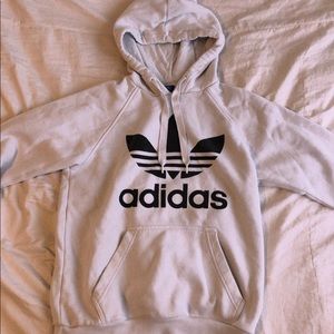 white adidas hoodie
